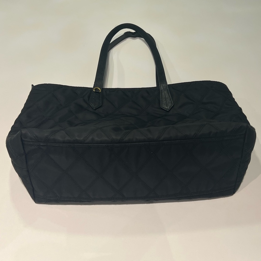 Prada Black Tessuto Impuntu Tote Bag ๐๐ - Picture 7 of 13